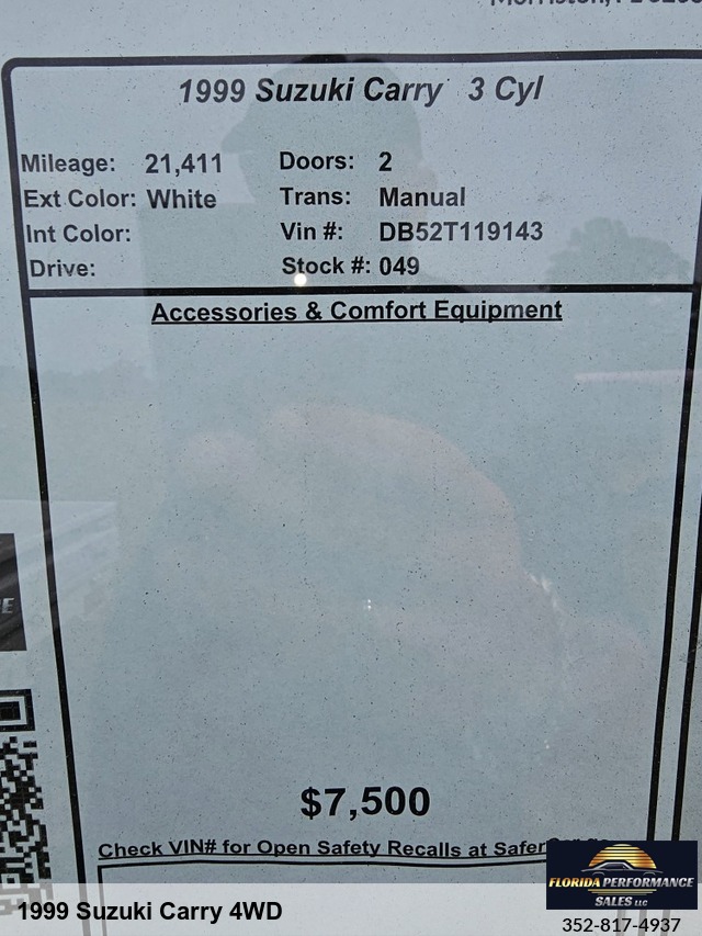 1999 Suzuki Carry 4WD